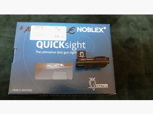 Noblex / Docter Quick sight für Flinten, neu!