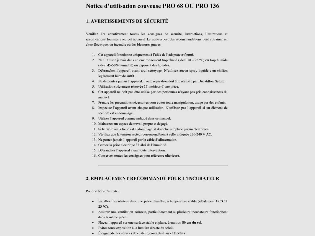 Automatische Brutmaschine Couvitech PRO 68 Eier – 1 Schale, Bild 18 von 33
