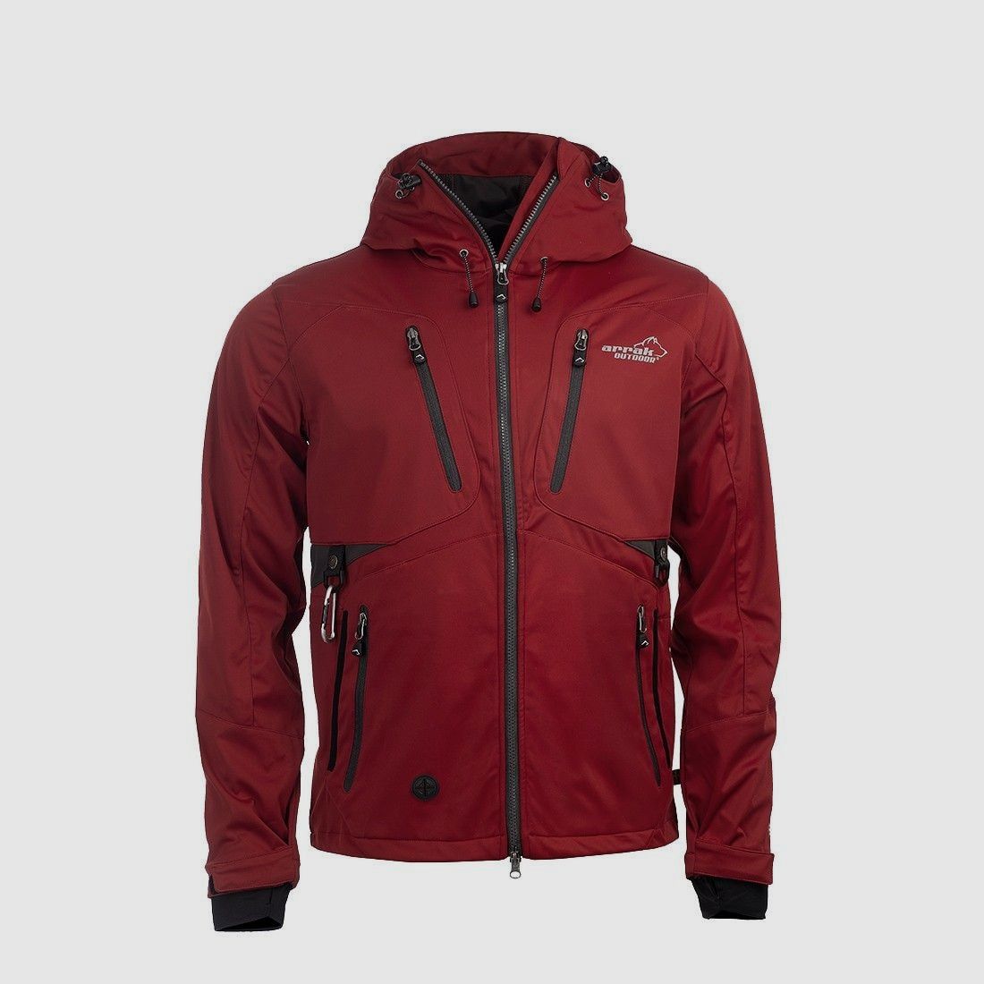Arrak Outdoor Akka Veste Softshell Homme Rouge 5XL