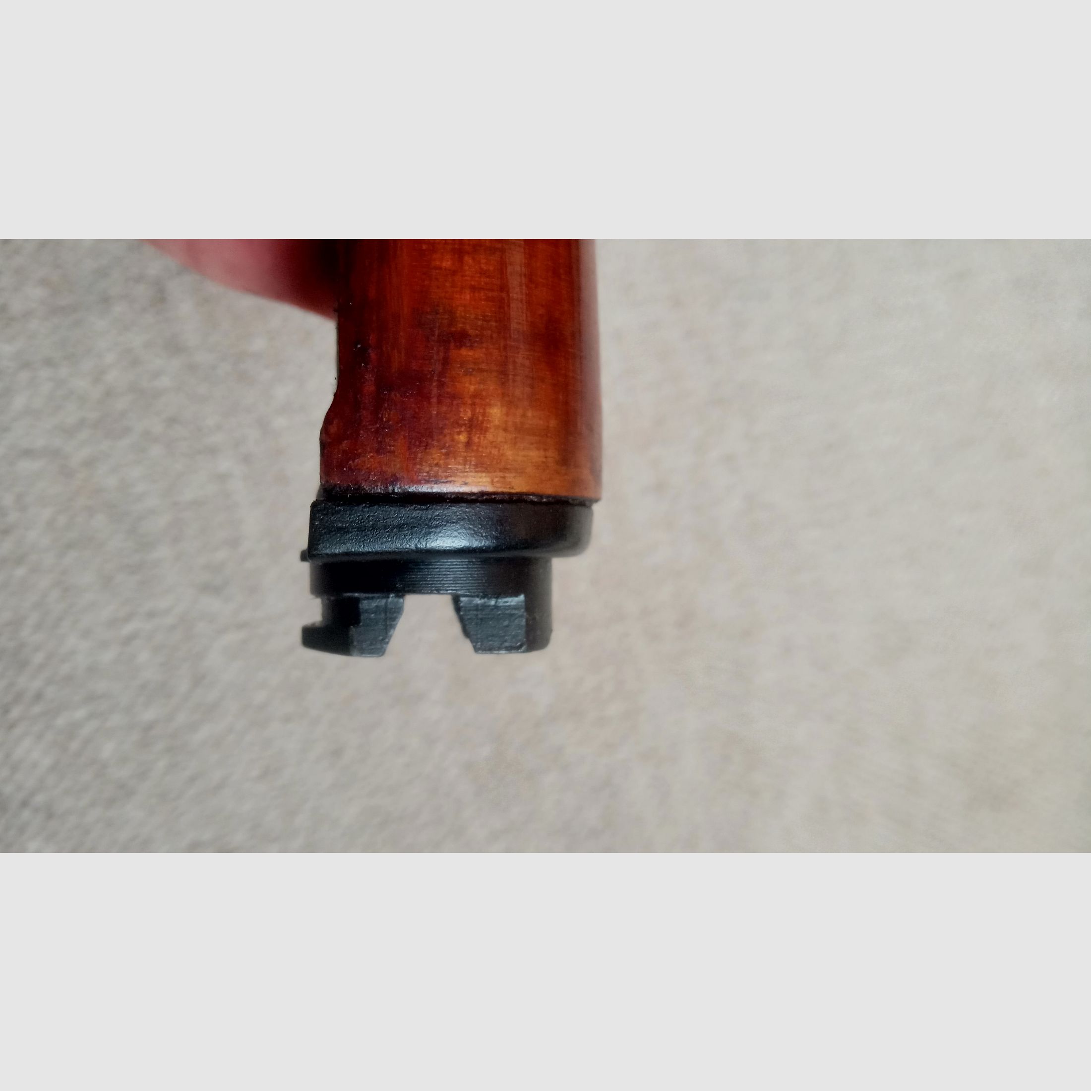 Original russischer RPK-74 Griff & Handschutz aus Schichtholz eingepasst für AK  und mit Gasrohr (AK74 / AK-100 / Saiga / Yunker 2/3/4)