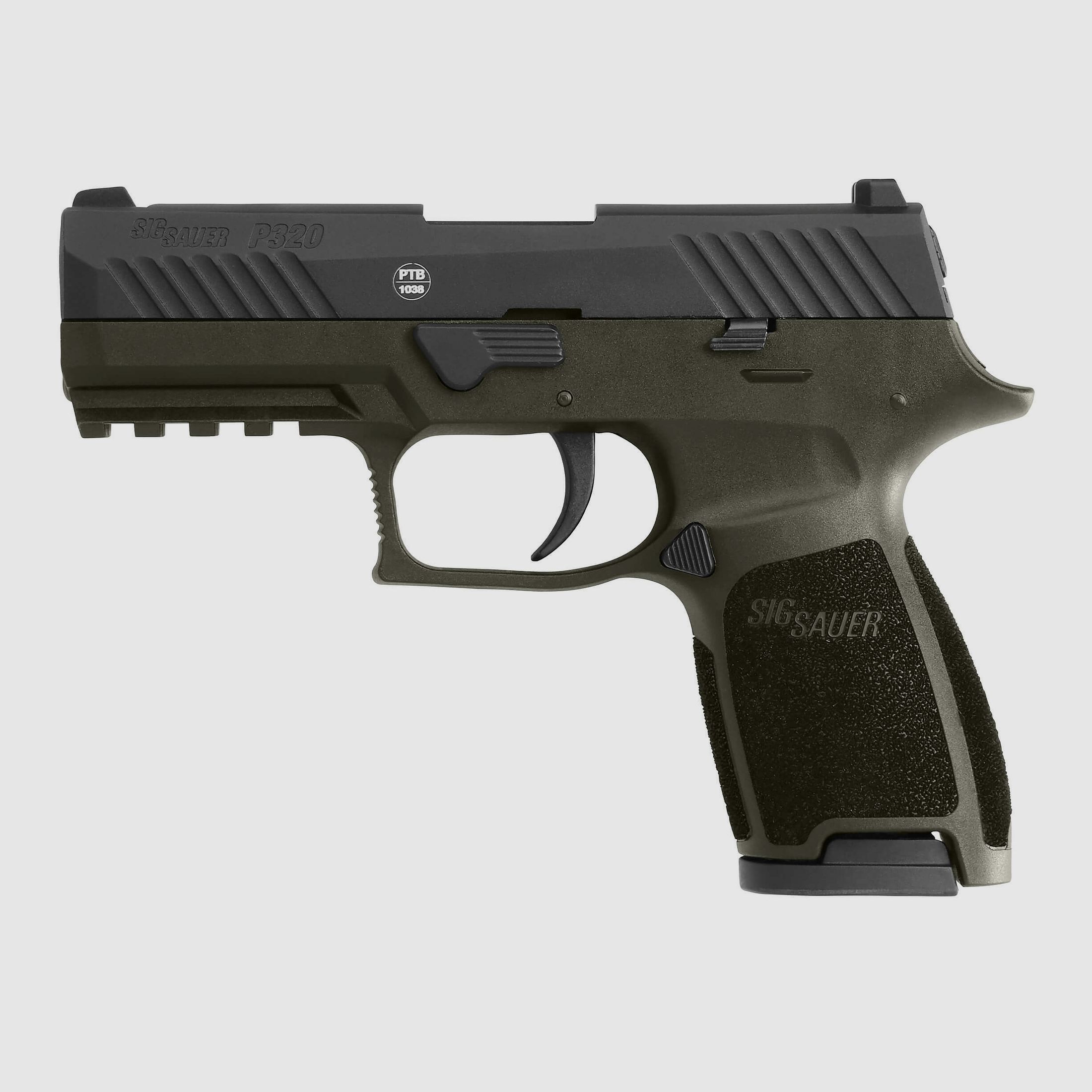 Sig Sauer P320 OD Green SRS-Pistole 9mm P.A.K.