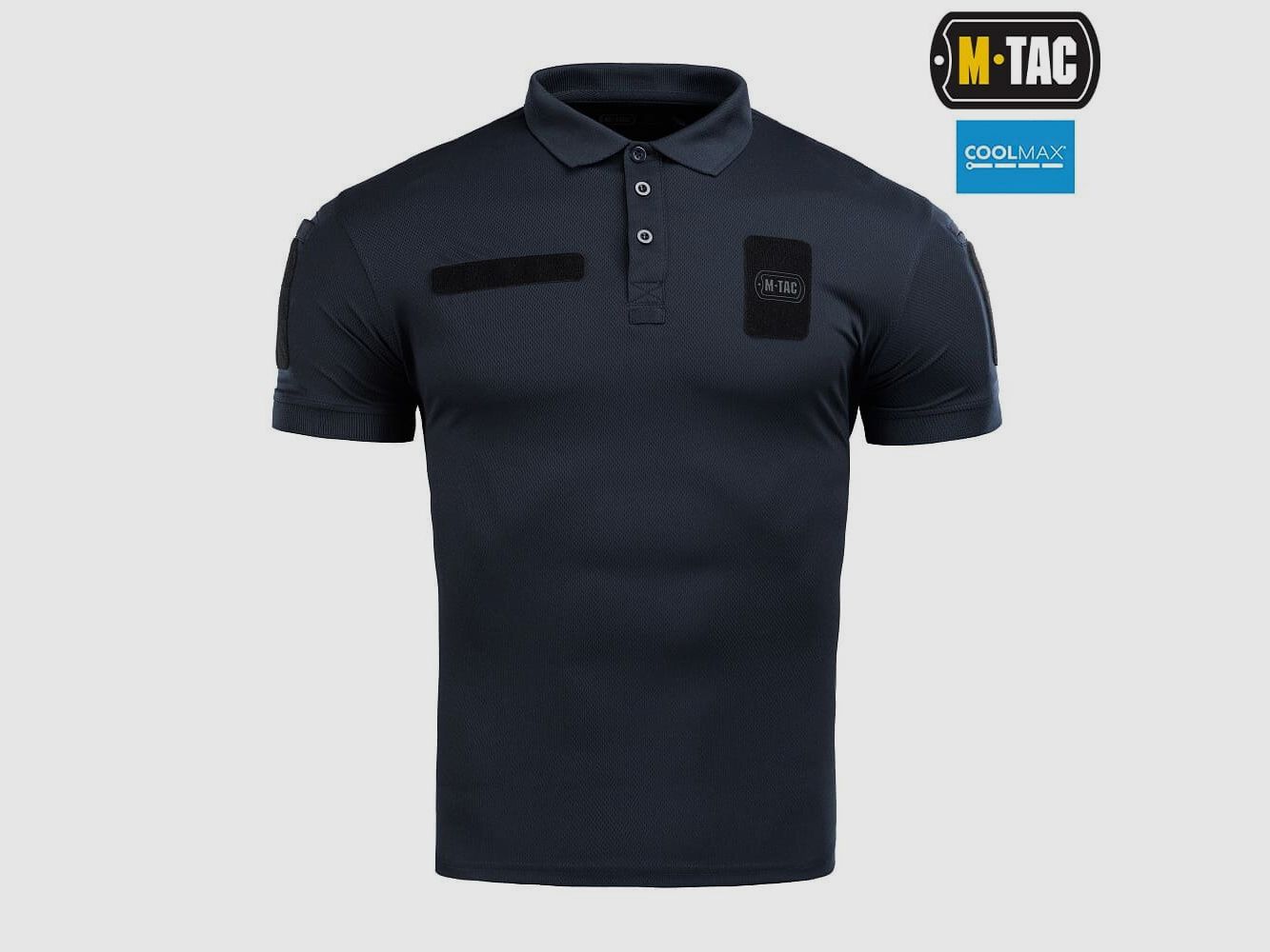 Camisa Polo Táctica Elite M-Tac Azul Marino S