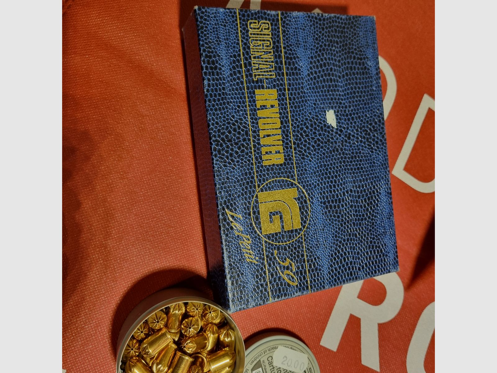 Röhm RG 59 Le Petit, 9mm, PTB 527 old version, blued, plus 50 cartridges