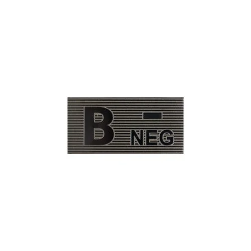 Naszywka B Rh- blood type patch - Black/Boreal Green - (one size), image 1 of 2