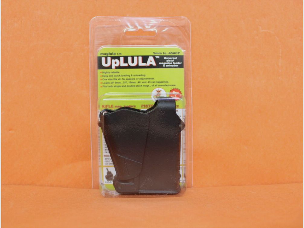 Maglula Maglula UpLULA (UP60B): Cargador/descargador para cargadores de pistola de 9 mm a .45Auto BLK, imagen 1 de 2