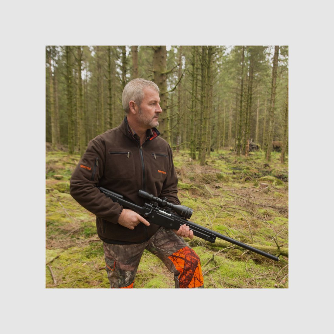 ShooterKing Softshell Jacke Signaljacke Mossy Blaze Orange Camo S