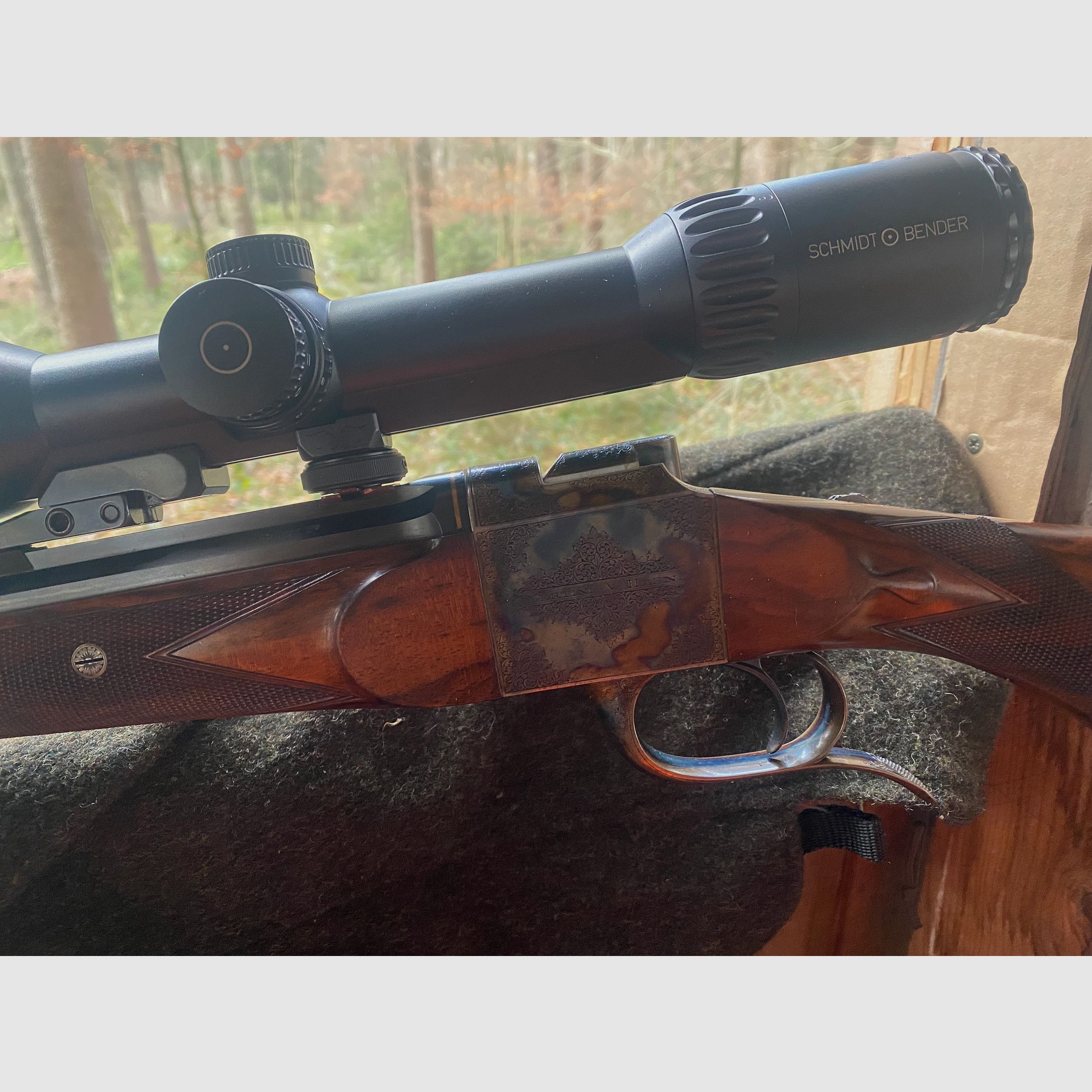 Hagn Blockbüchse Ralf Martini Canada Güllert Grabado Bunthärtung