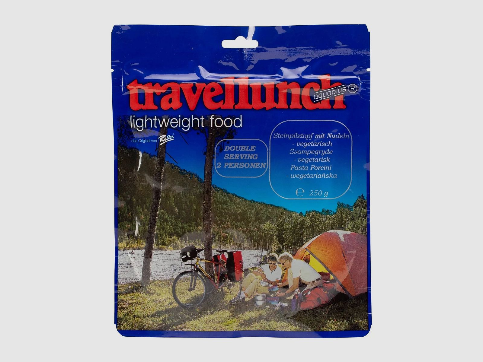 Travellunch Steinpilztopf mit Nudeln vegetarisch 2er Packung