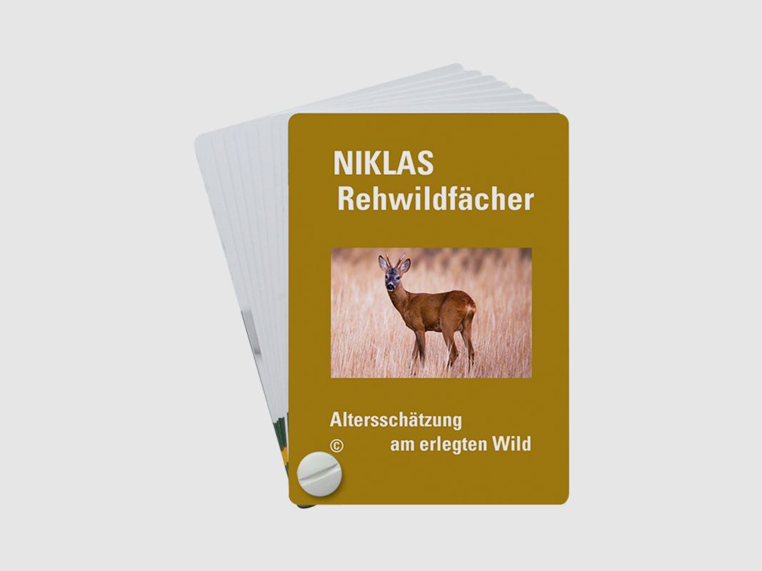 NIKLAS Altersschätzfächer Rehwild
