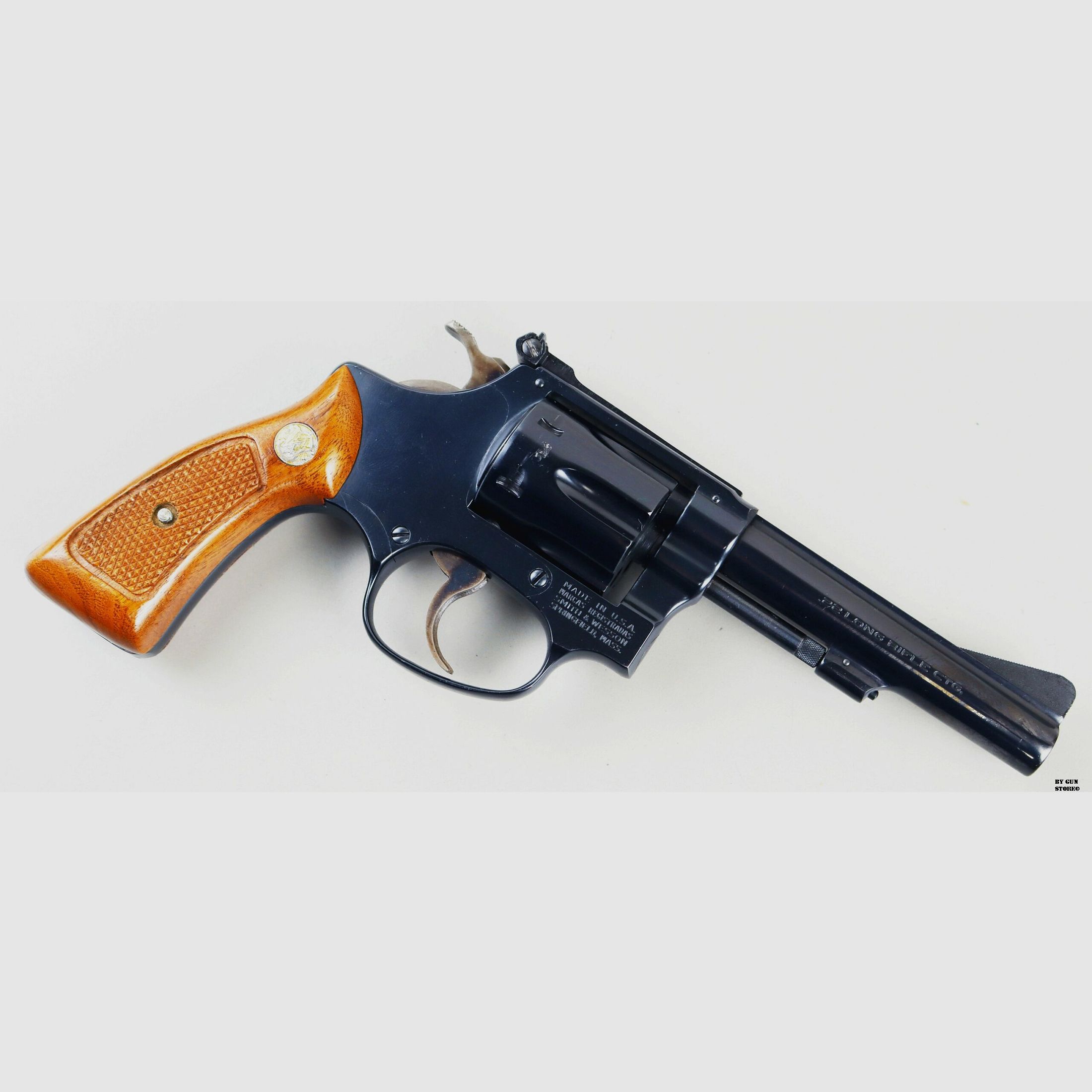 Revolver Smith & Wesson mod. 34-1 cal. 22 LR matr. M100233, immagine 4 di 14