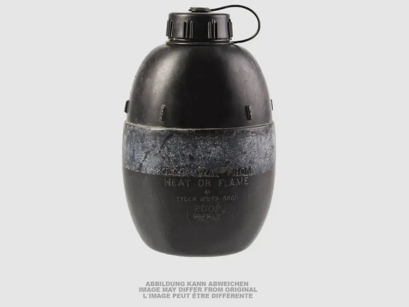 British Army British Army Britische Feldflasche Kunststoff schwarz gebraucht