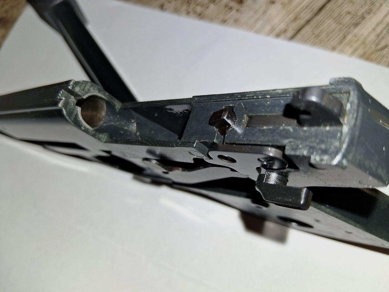Collectionneurs attention !!! Röhm RG 8 (PTB-154), plaquettes en bois, chargeur de rechange, État TOP, jamais tiré