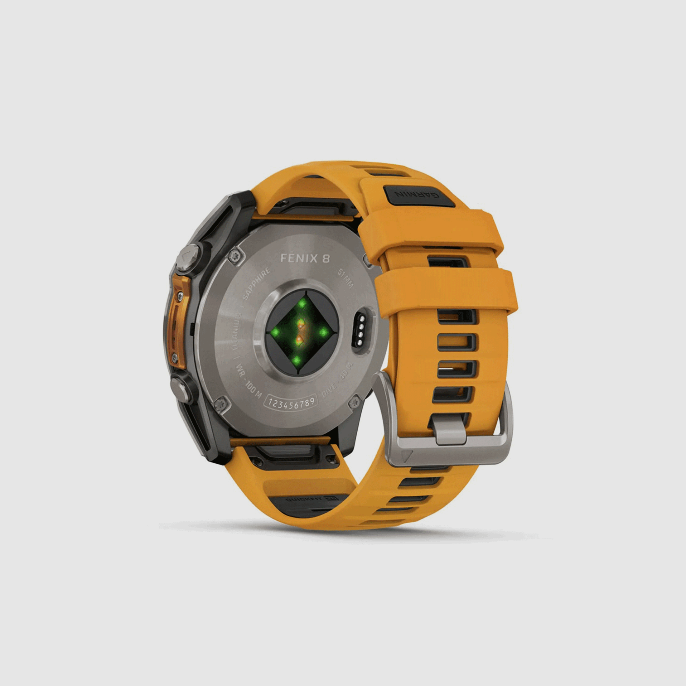 UHR – GARMIN – FĒNIX® 8 | 51MM | AMOLED | SAPPHIRE | Titan & Spark Orange, Bild 12 von 13