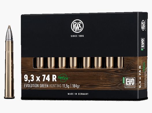 RWS 9,3x74R Evo Green 11,9g - 184gr