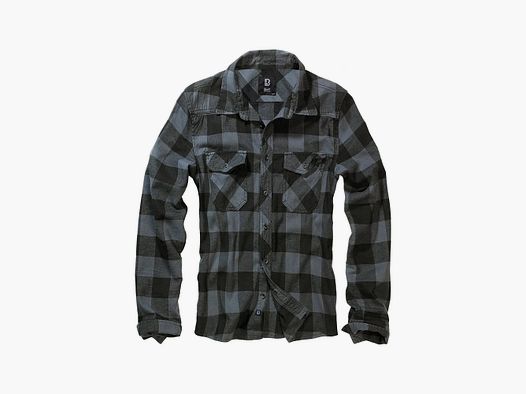 Brandit Brandit Hemd Check Shirt schwarz grau