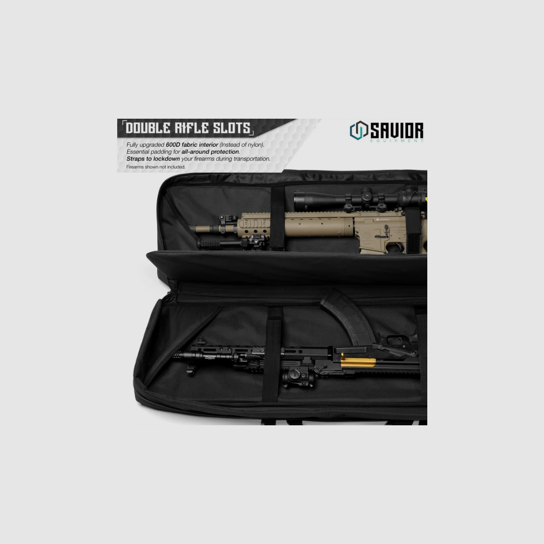Savior – Sac de Fusil Double Urban Warfare / 55 Pouces / Vert, image 2 sur 4