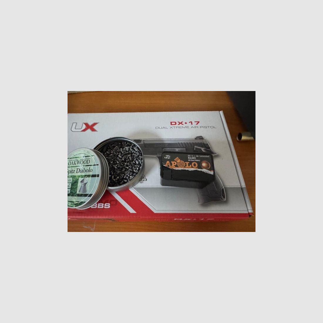 Umarex DX17 Luftpistole mit viel Zubehör