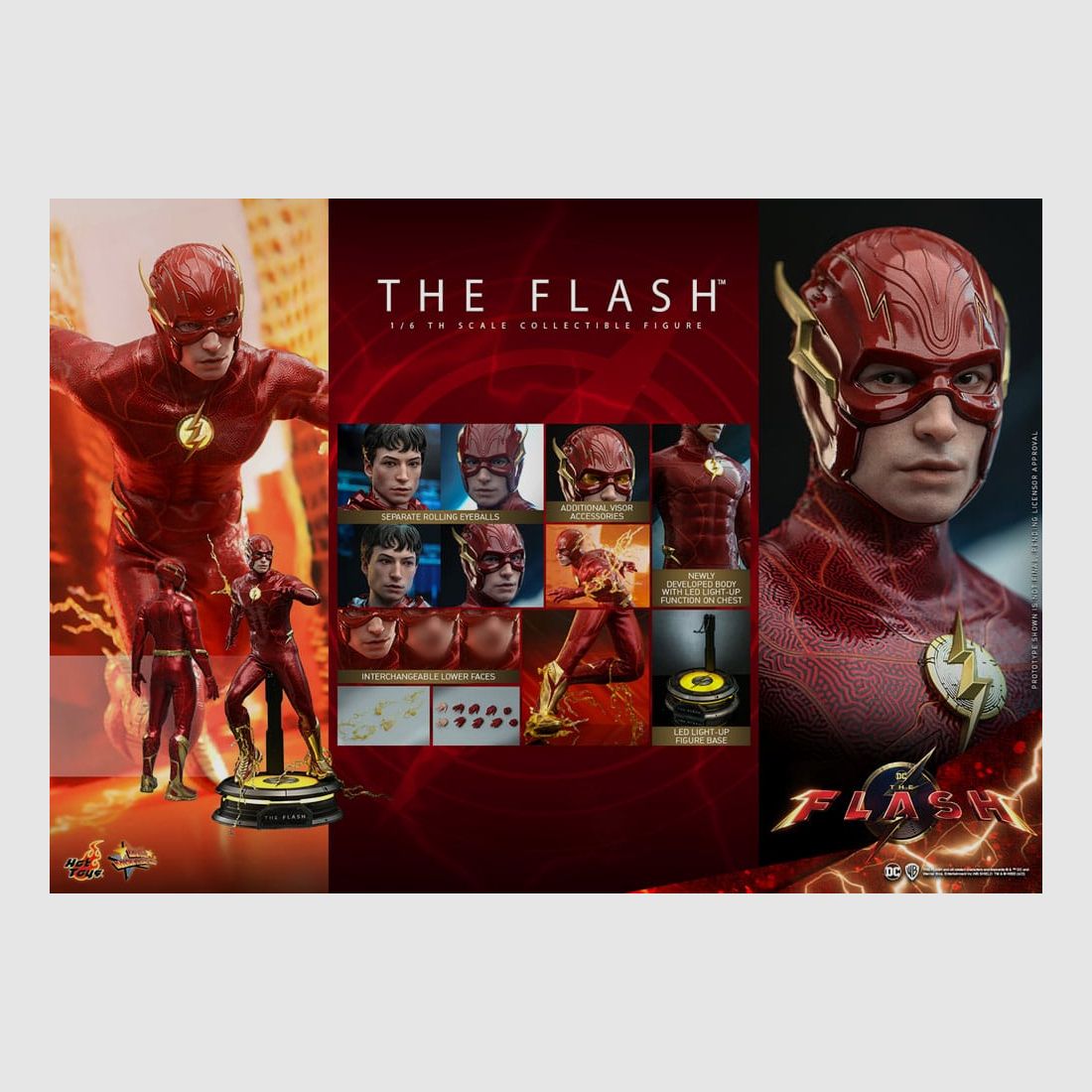 The Flash Movie Masterpiece Actionfigur 1/6 The Flash 30 cm | 43220