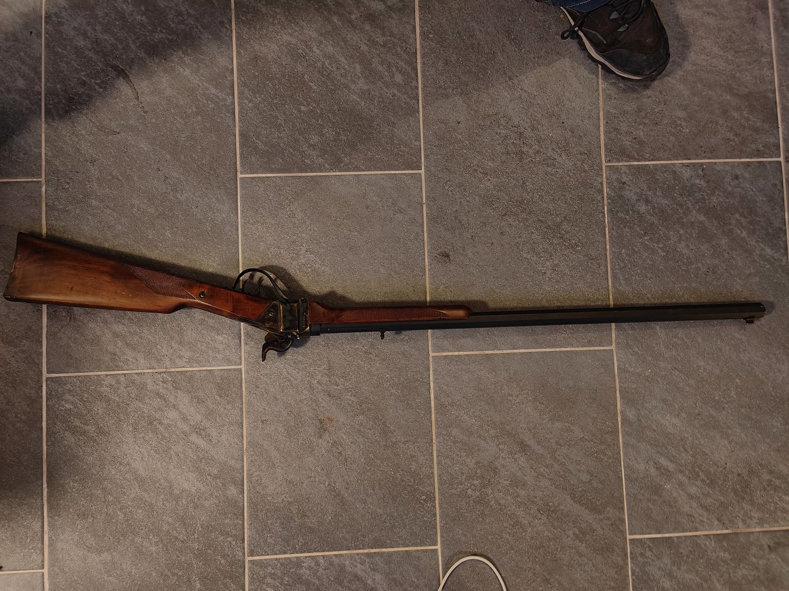 Pedersoli rifle de percusión Sharps Mod. 1859 Sniper 30" cal.45/70 perc. Longitud: aprox. 118cm Longitud del cañón: aprox. 74,5cm, Peso: aprox. 4,5kg