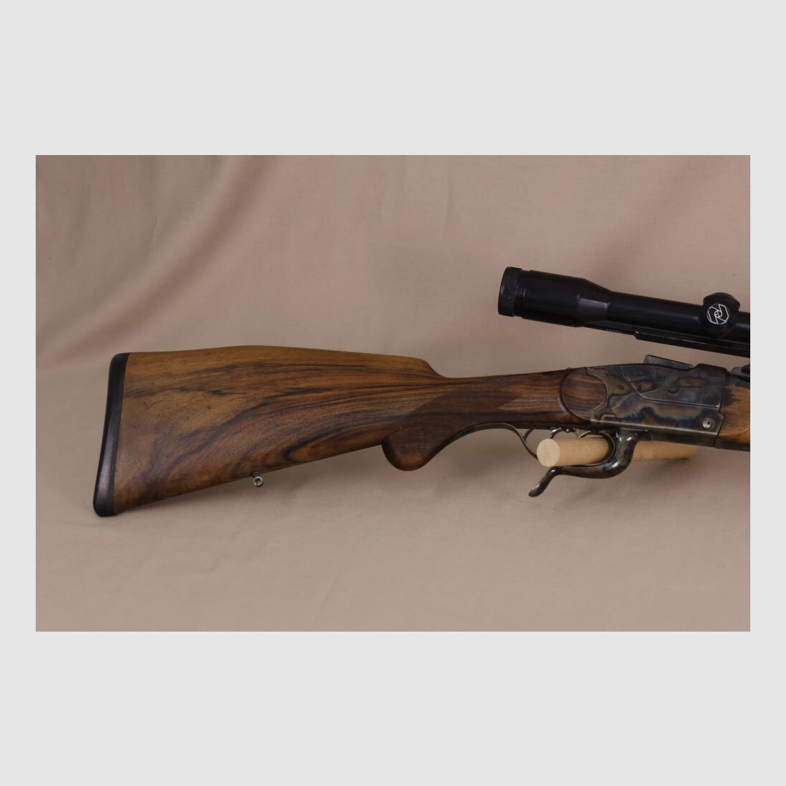 Greifelt & Co. Suhl break-action rifle with color hardening