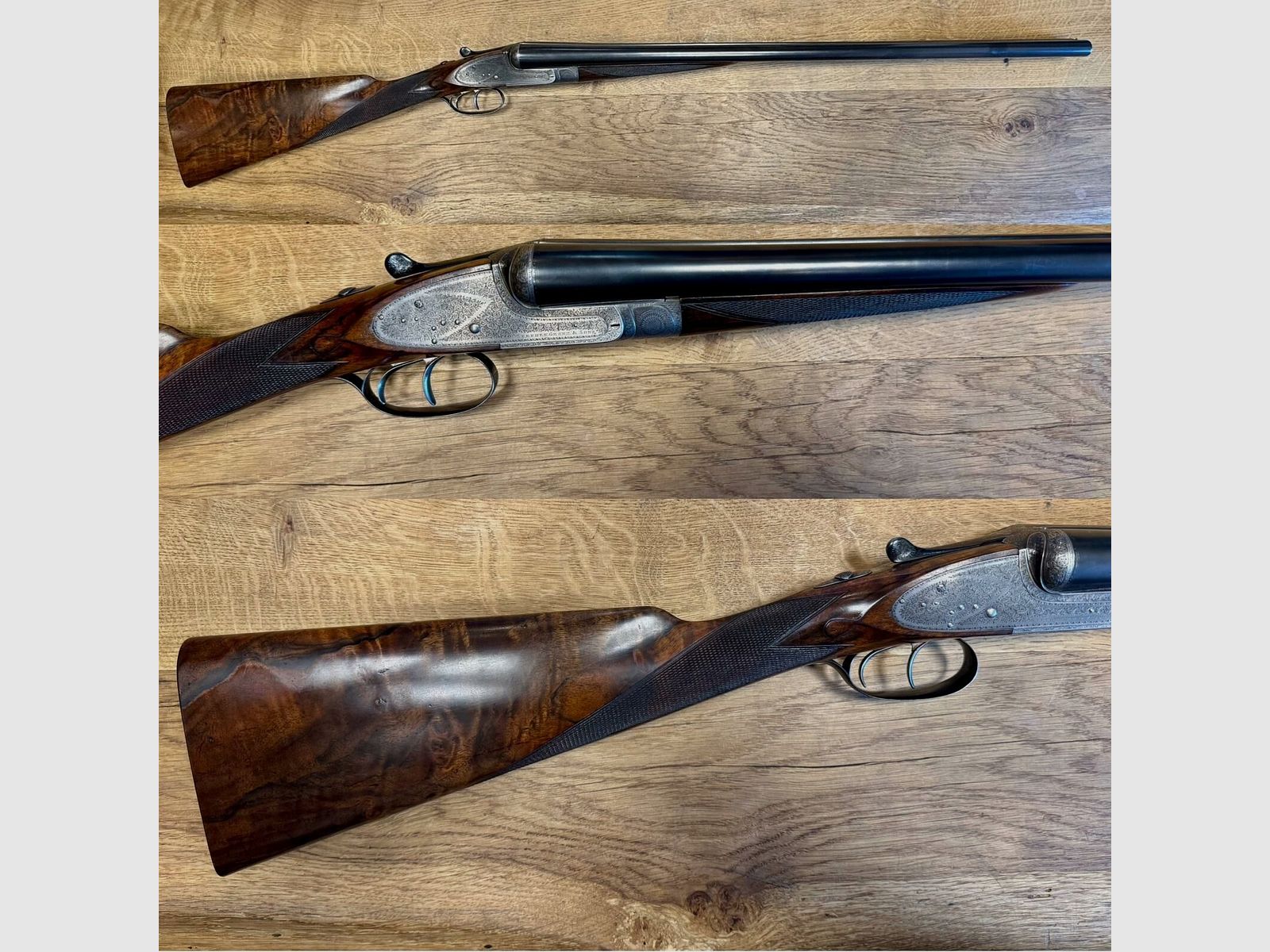 Fucile doppio Stephen Grant & Sons con chiusure laterali