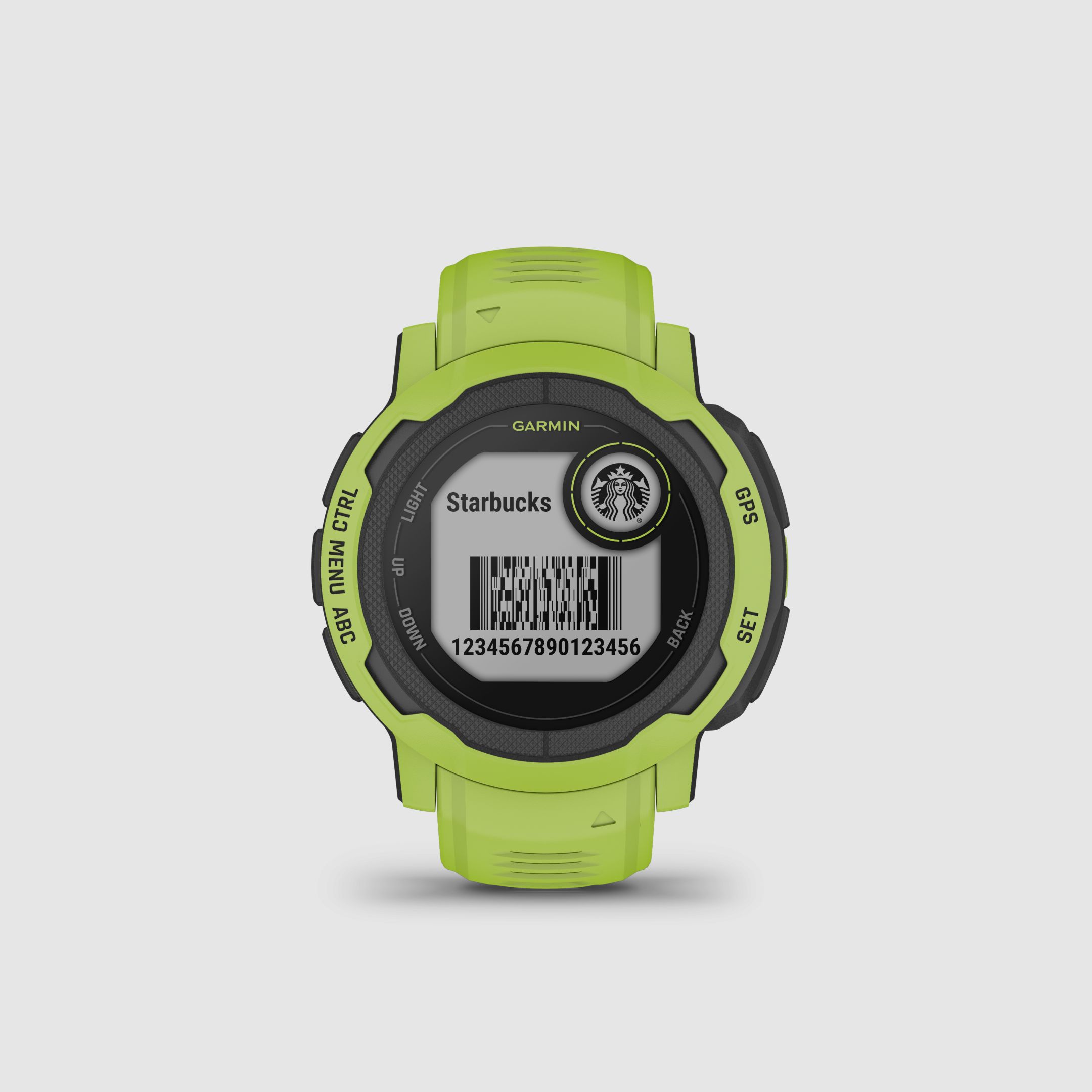 Garmin Instinct® 2 Citron avec bracelet interchangeable en silicone de 22 mm