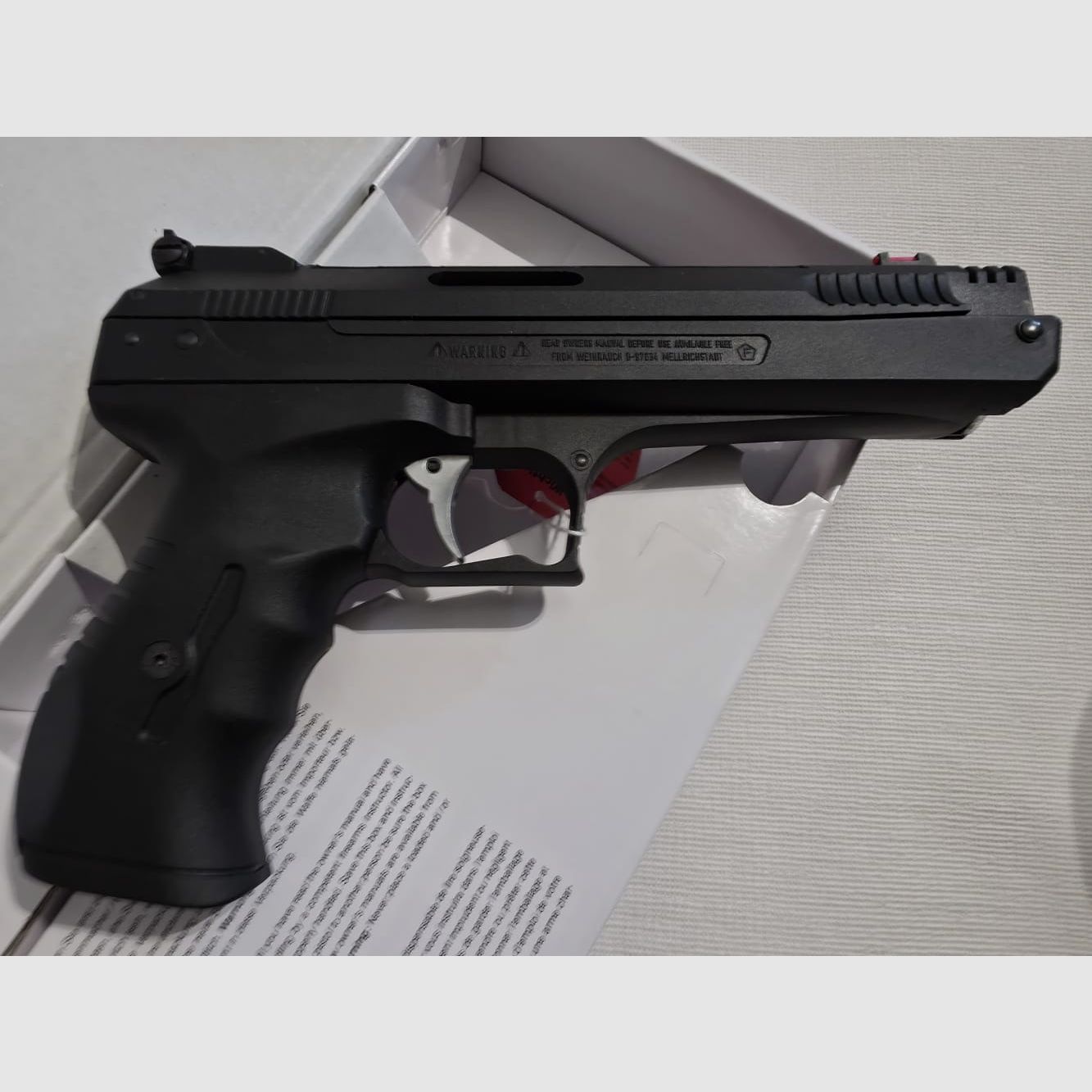 Weihrauch HW 40 PCA pistolet à air comprimé – Cal. 4,5mm Diabolo – État impeccable !