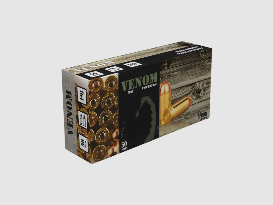 MEDEF VENOM ammunition cal. 9x19 124 gr 8 g