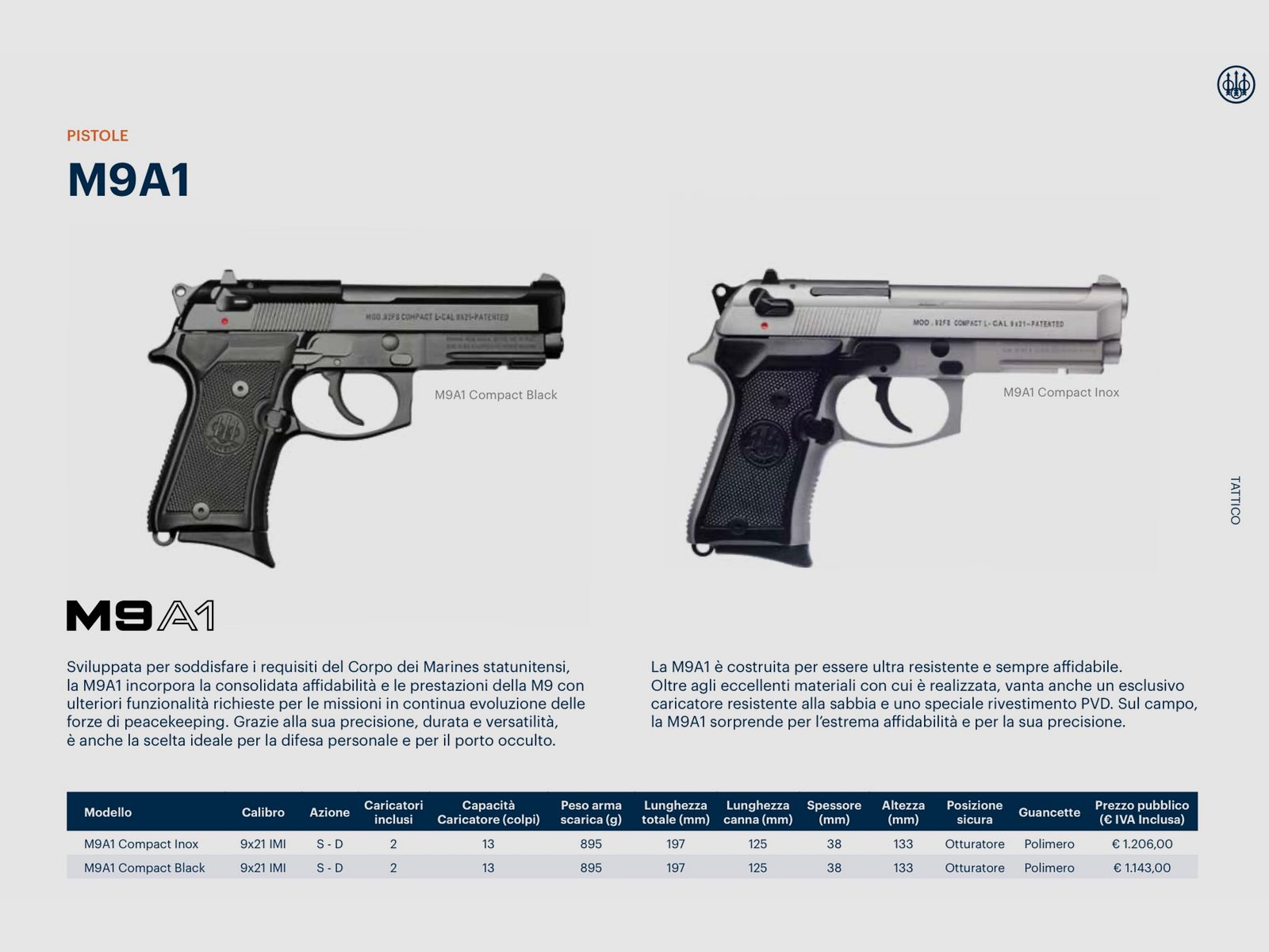 BERETTA / PISTOOL / ALLE MODELLEN, afbeelding 10 van 13