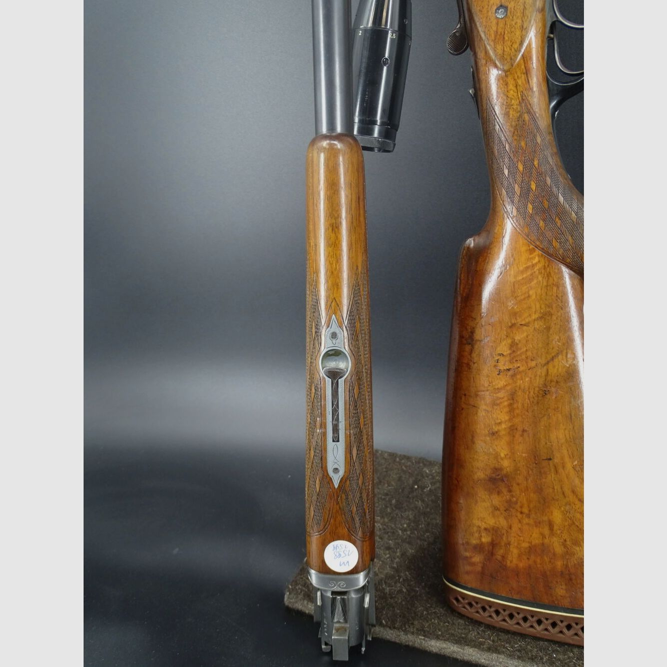 Heym BBF BF 55 met WL kaliber 7x65R 16/70 bouwjaar 1961 BF 55 met WL