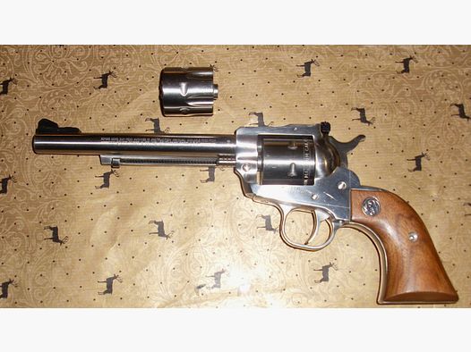 Revolver Ruger KNR Single Six im Kaliber 22 Win. Mag. mit Wechseltrommel 22 lr