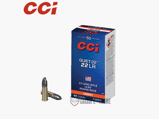 50 cartucce CCI Quiet-22 40Gr cal. 22 Lr