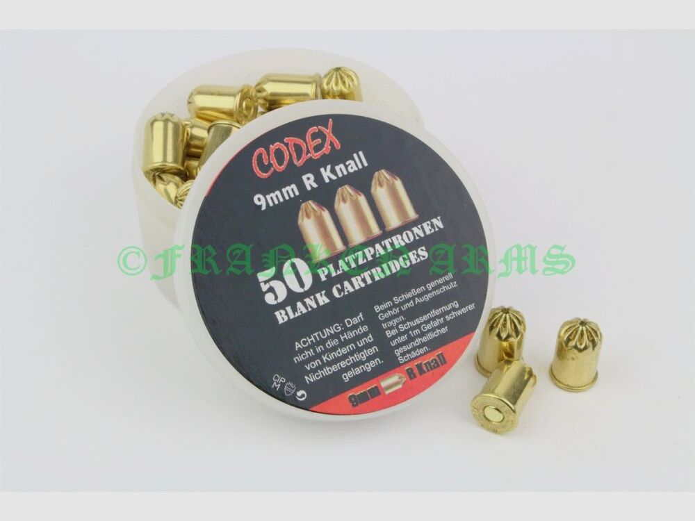 Codex 9mm R.K. 50 Stück