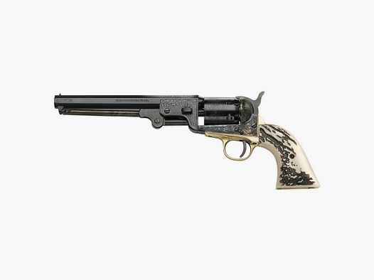Replik 1851 Navy Yank Stahl Deluxe Hirschhornähnlich Pn Kal. 36 22