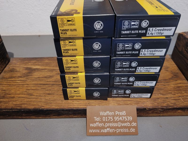 RWS 6,5 Creedmore Target ELITE PLUS 200 Schuß