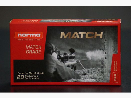 Norma .308 Win, Match Grade, 168 gr