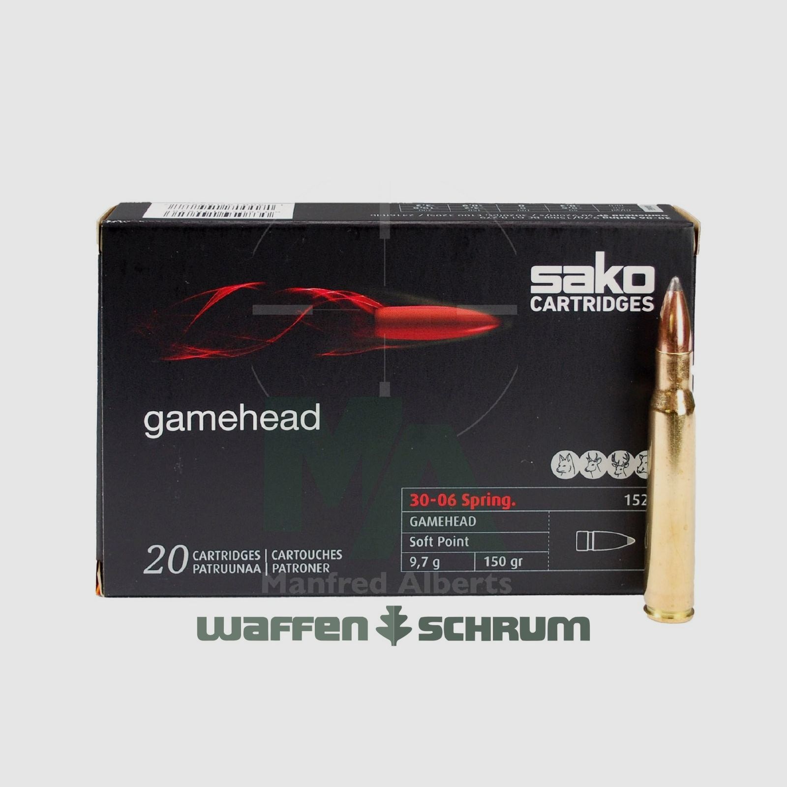 Sako Gamehead SP 9,7g - 150gr .30-06Spring