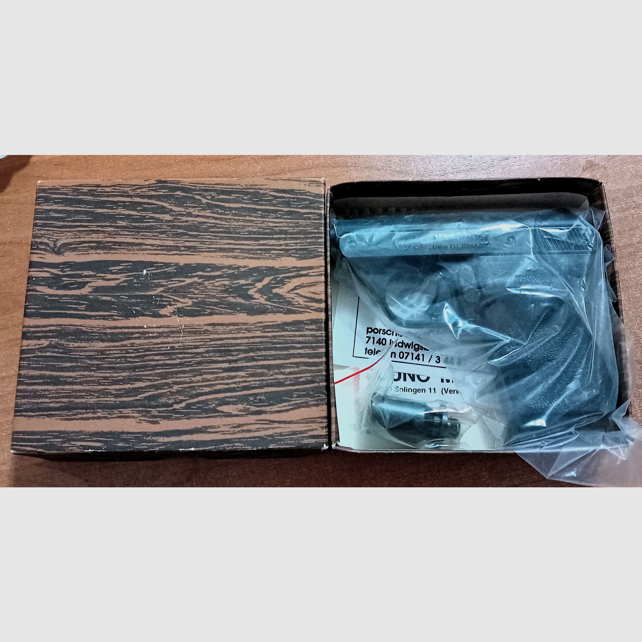 Seltene ME 8 Combat 8mm Knall im PTB 176/2 mit Verpackung!