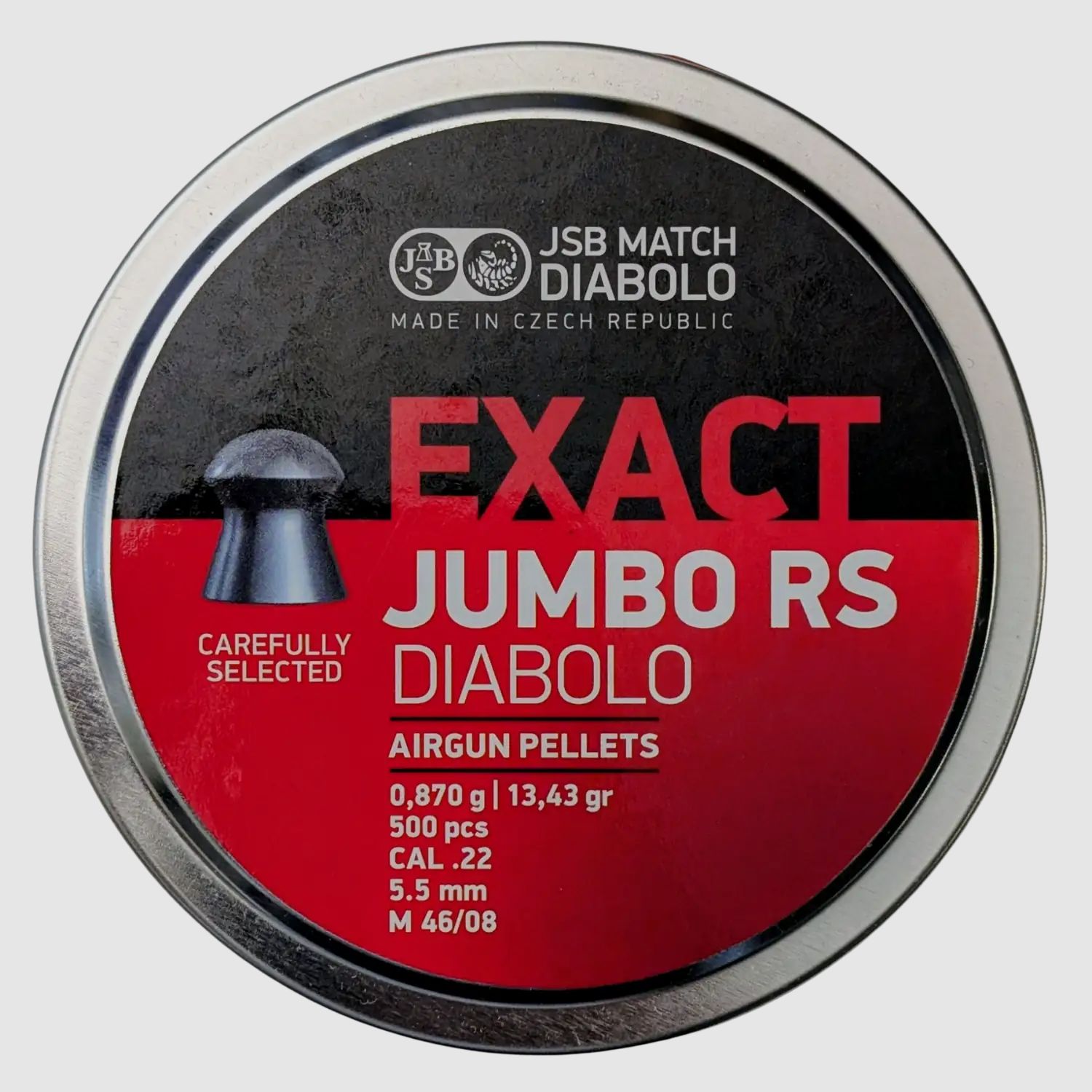 JSB Diabolo Jumbo Exact RS 5,52mm 500 STK