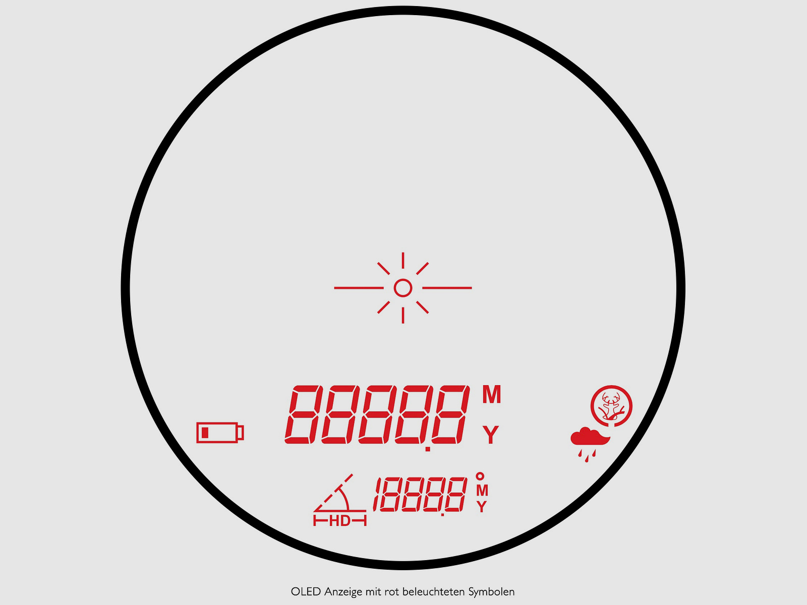 HAWKE 41210 Laser Rangefinder Endurance 700 Distance Angle Rain Hunting