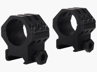 Weaver 6-Hole Weaver-Style Ring nero opaco 25,4mm alto, BH 9,53mm