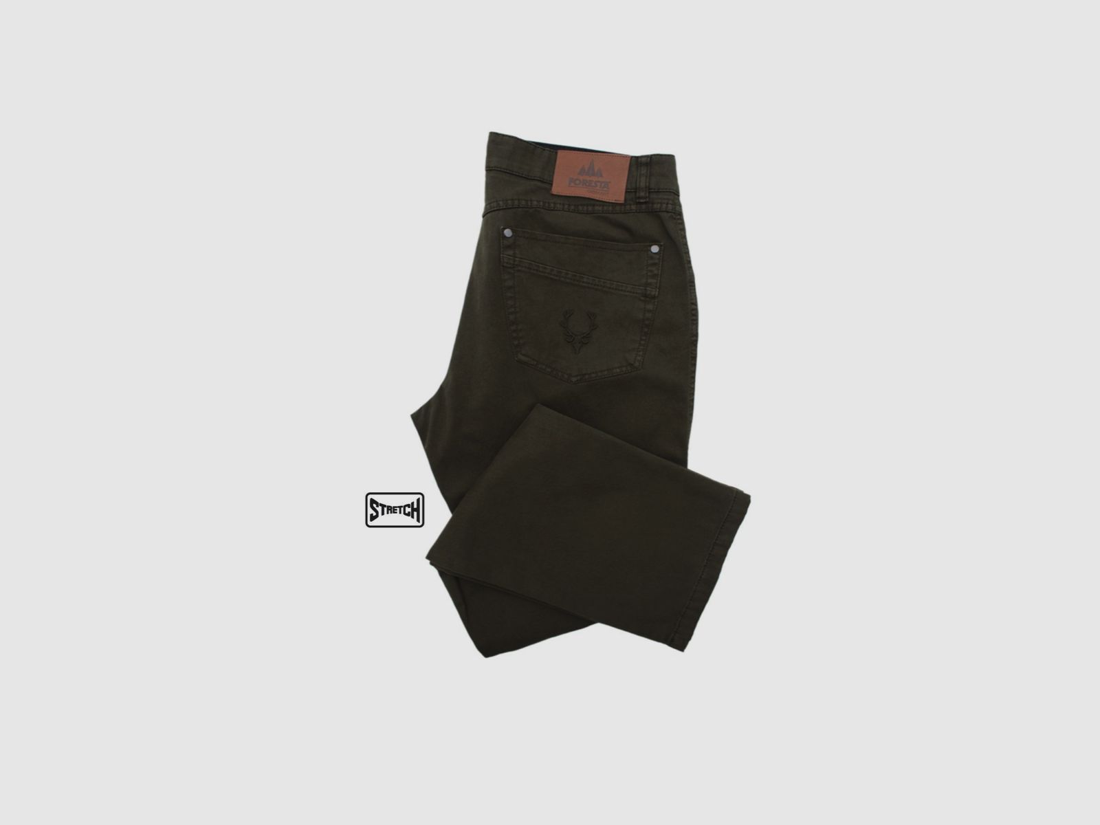 FORESTA Fivepocket Jeans Olive