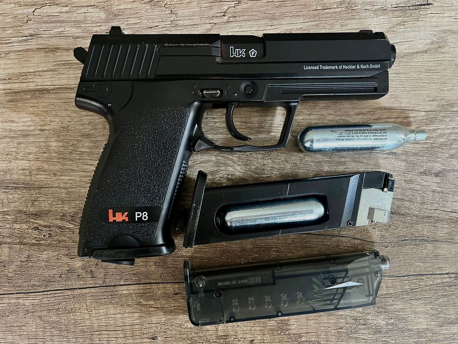 Heckler & Koch P8 Gas Airsoft Pistole