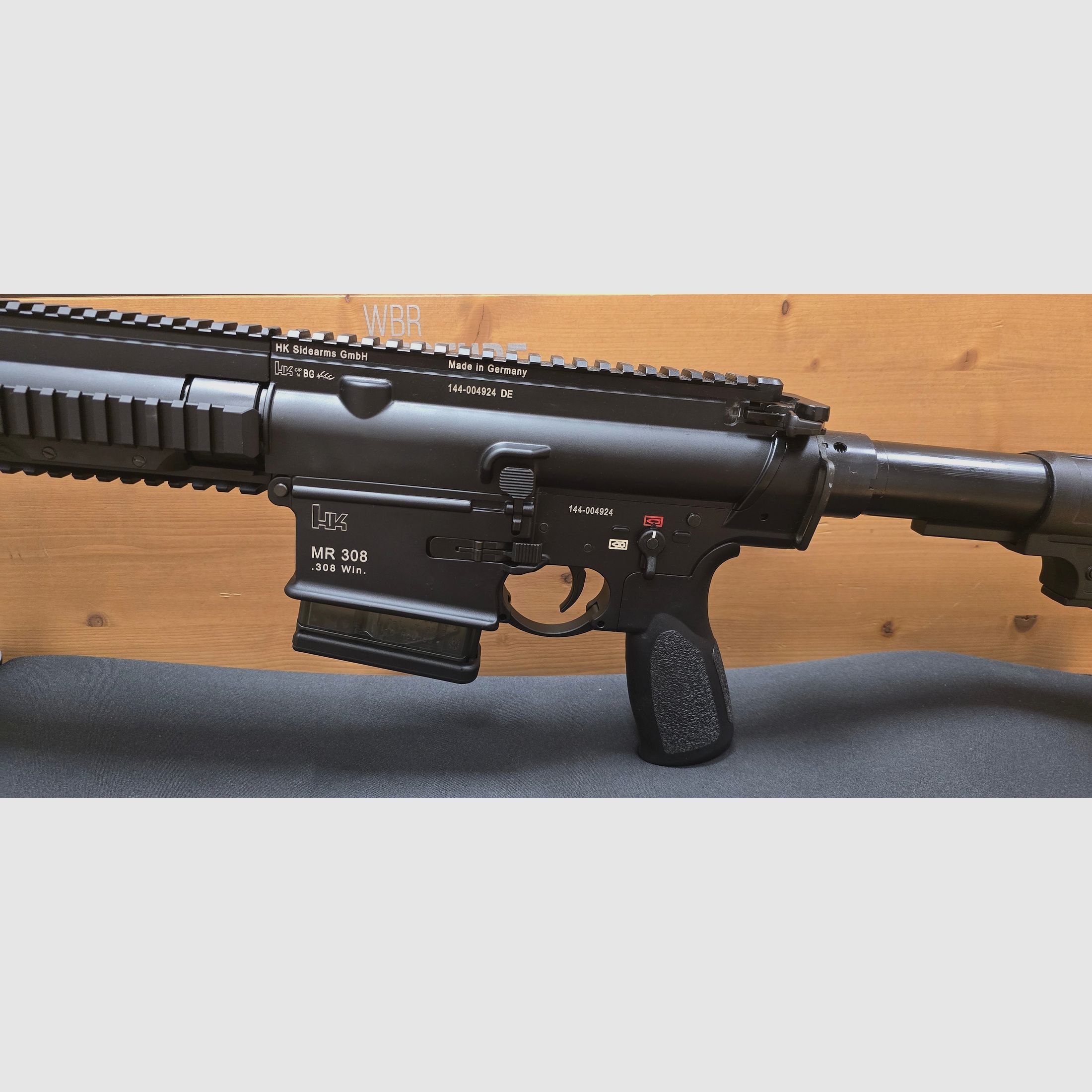 Heckler & Koch MR308 – top condition – proofed 2016 – precision semi-auto .308 Win with swivel and adjustable Atlas bipod