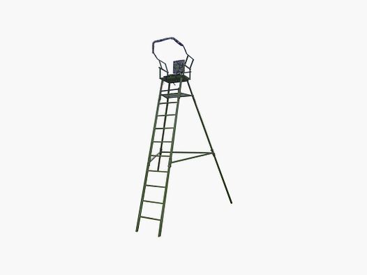 Freestanding hunting ladder