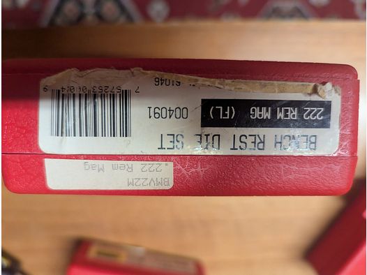 Forster Benchrest 222Rem.Mag Matritzensatz nowy i nieużywany