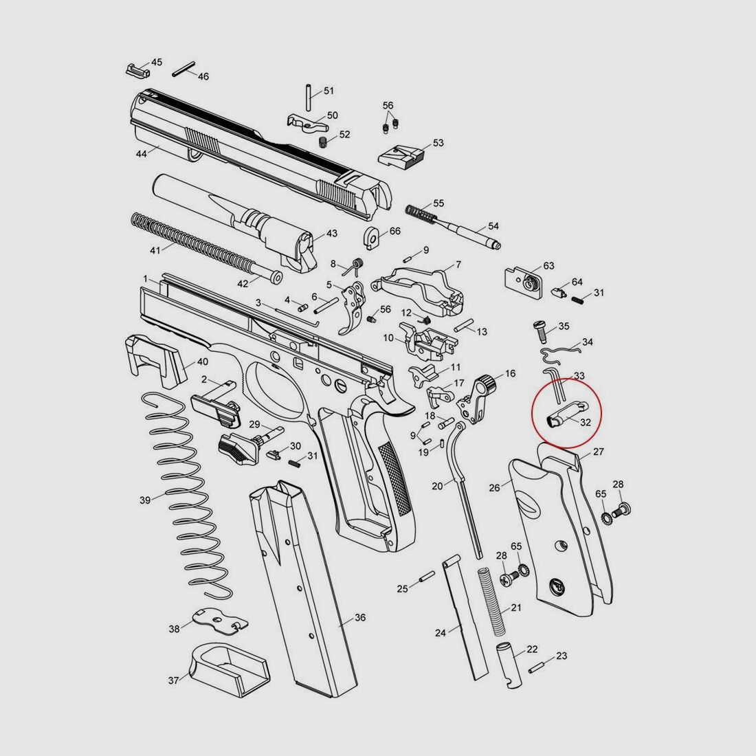 CZ SP-01 magazine holder, image 3 of 3