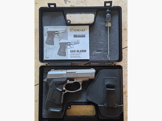 Zoraki 914 P.A.K 9mm vernickelt NEU
