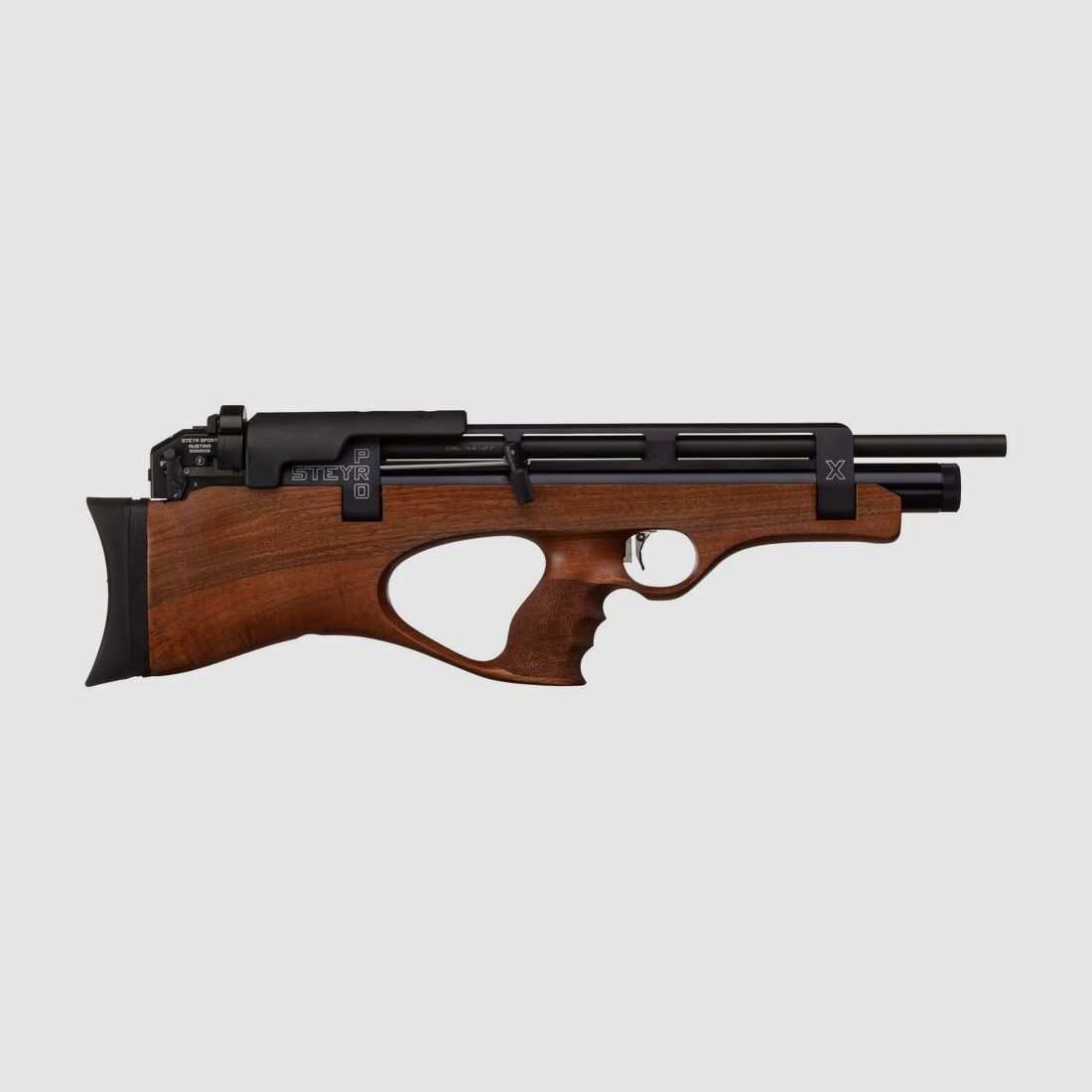 Steyr Matchluftgewehr PRO X Scout Kaliber 4,5 mm - schwarze Kartusche