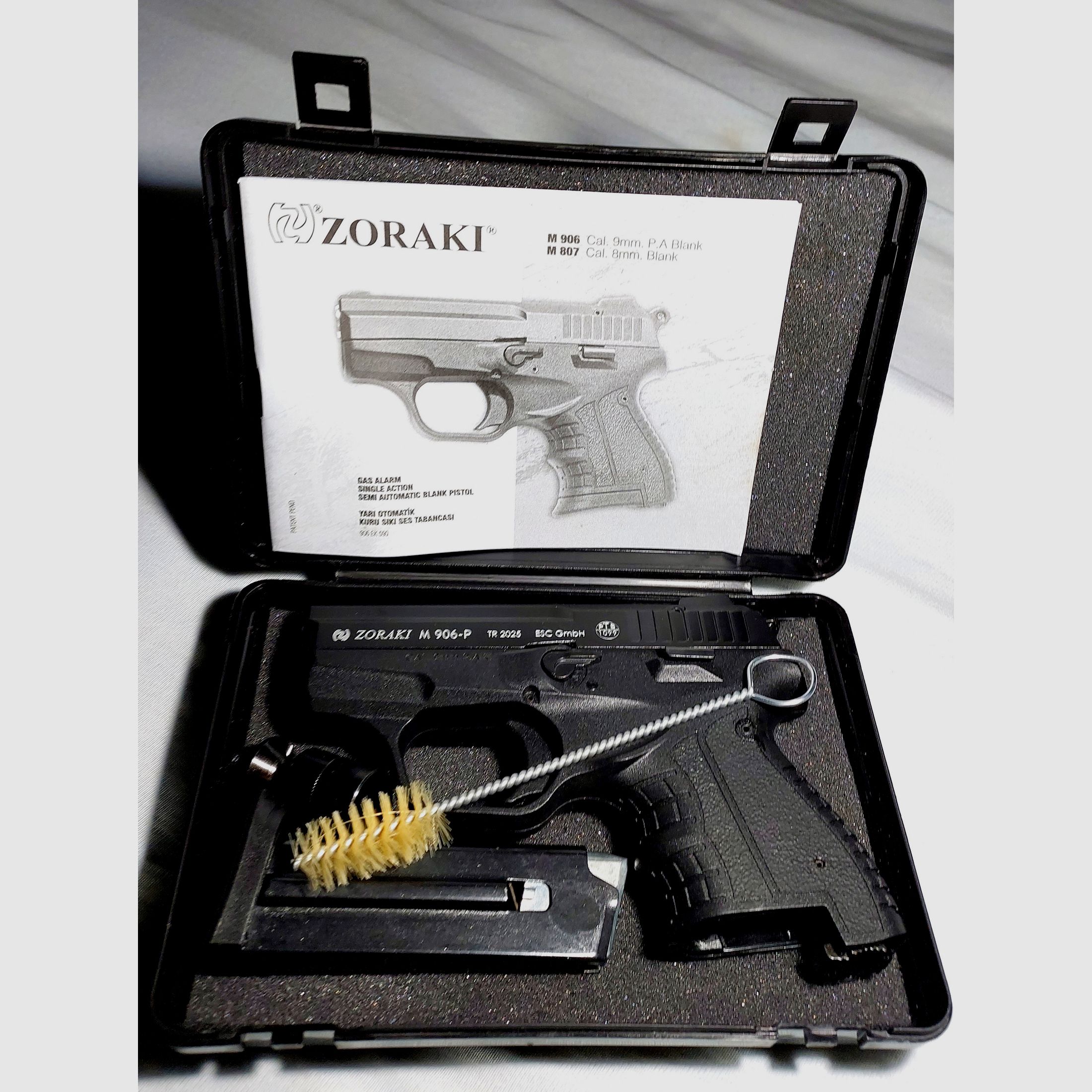 Zoraki M 906 - P blank firing pistol 9mm P.A.K. (PTB 1099) NEW!